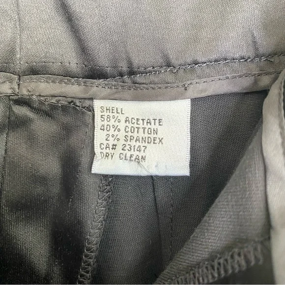 90s Y2K black satin straight leg pants S - Picture 11 of 11